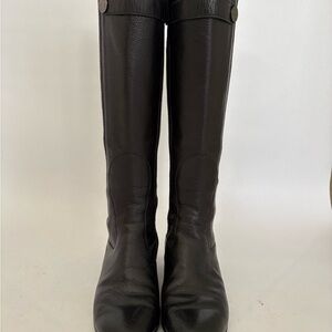 Cole Haan Nike Air Leather Knee-High Boots